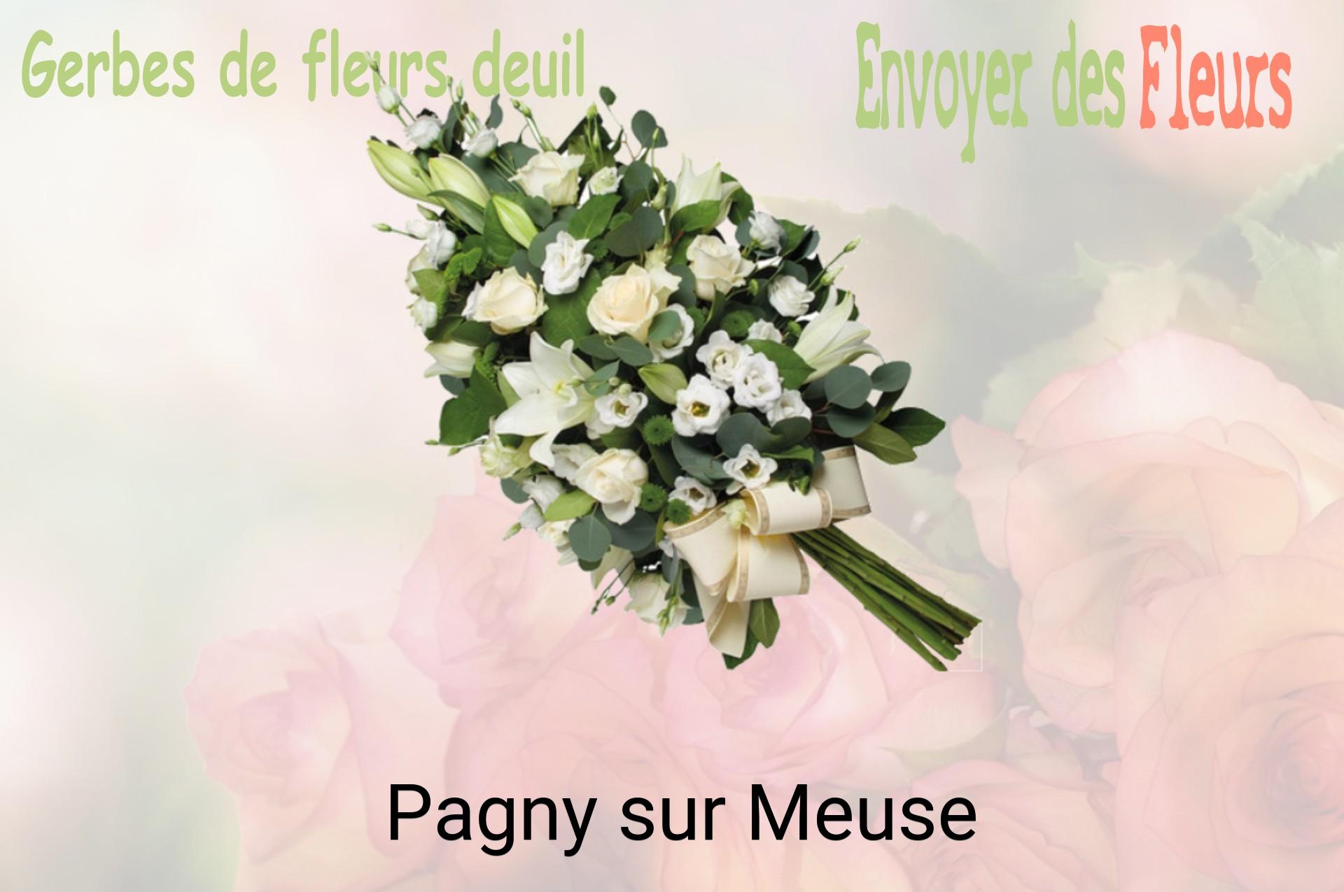 Gerbe de fleurs de deuil livrée à Pagny-sur-Meuse